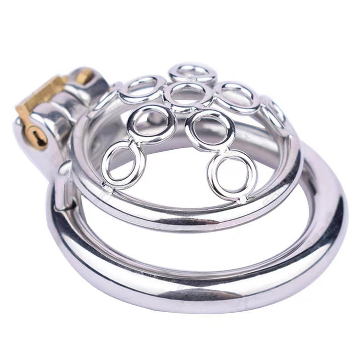 Neue Sissy Metall Entblößungs-Käfig 5555555555555555