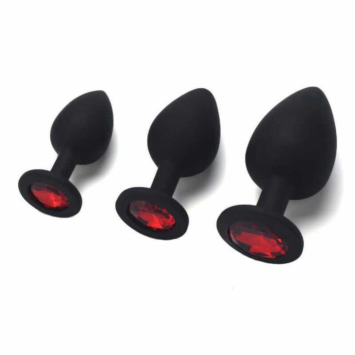 Analplug-Set aus Silikon