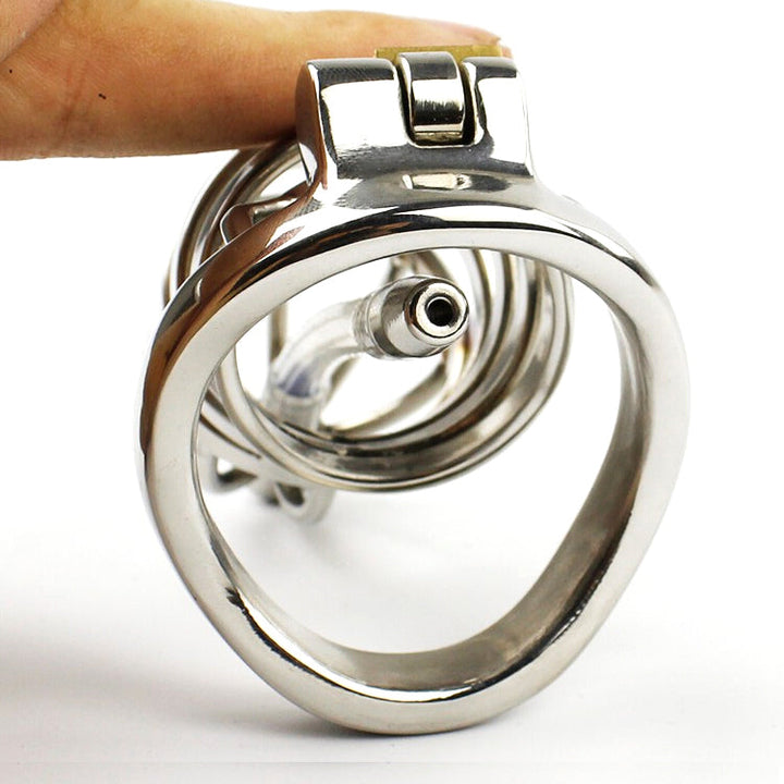 Keuschheitskäfig Infinity L aus Stahl