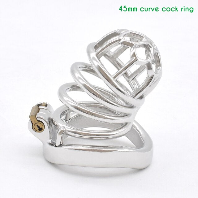 Keuschheitskäfig mit flachem Ring