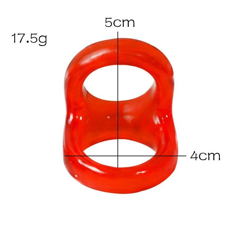 Silikonring für Penis und Hodencockring 1