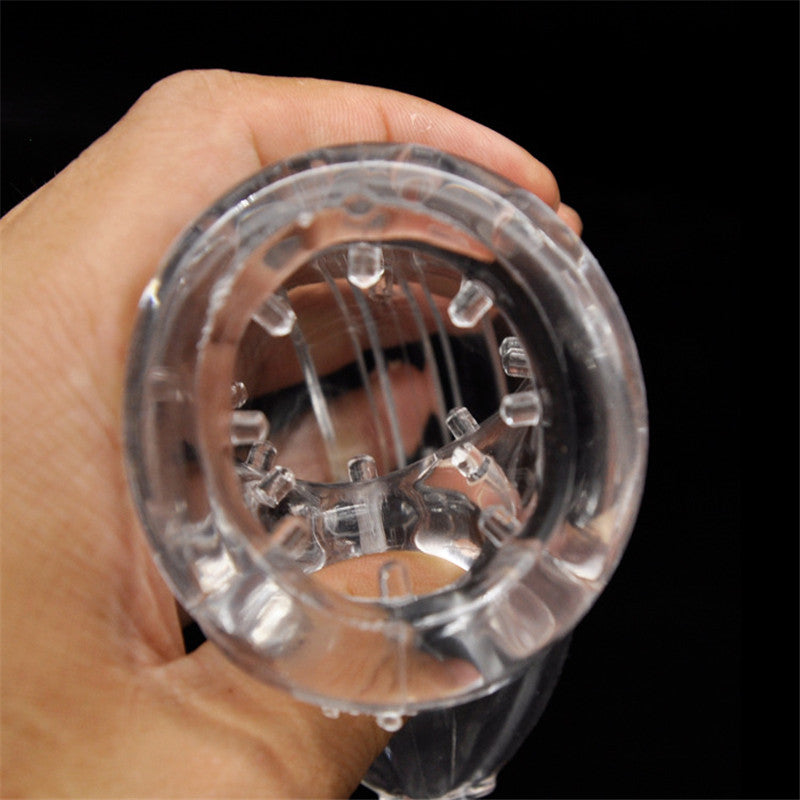 Keuschheitskäfig mit Silikonspikes