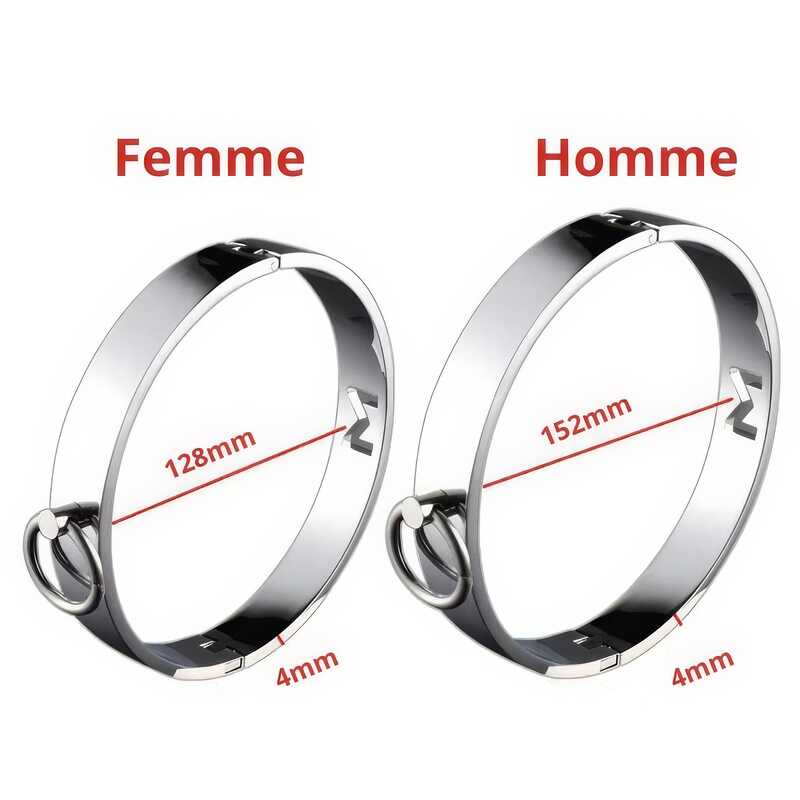 BDSM-Kragenleine aus Metall