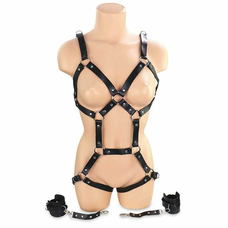 sexy schwarze Dessous
