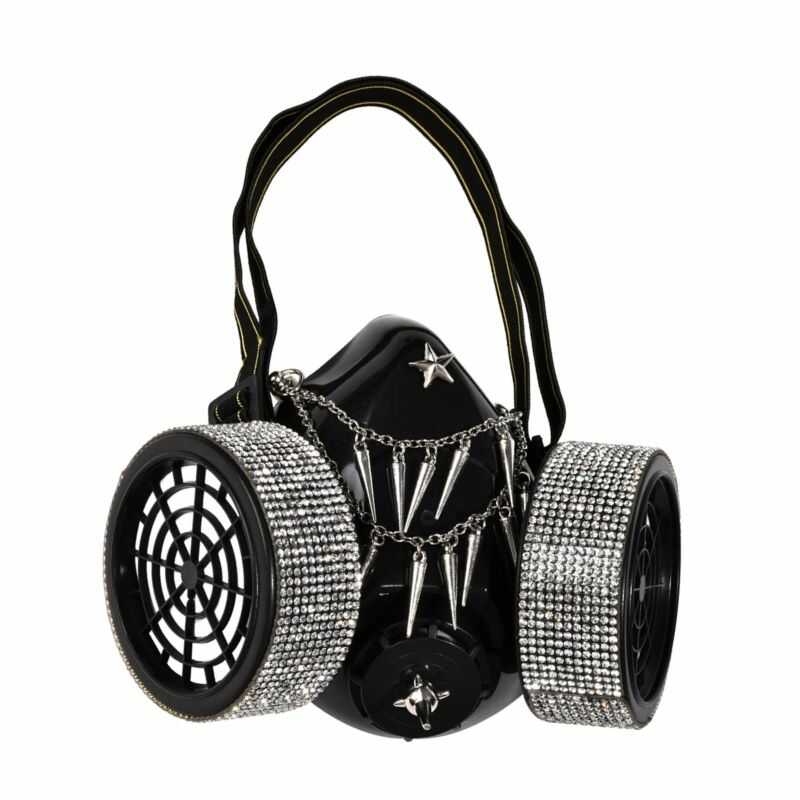 Originales Steampunk-Accessoire aus Leder und Metall