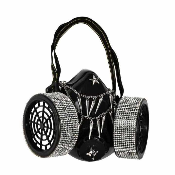 Originales Steampunk-Accessoire aus Leder und Metall