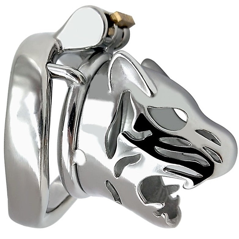 Keuschheitskäfig aus Metall - Tiger