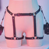 Leder Bdsm Harness Set für Frauen