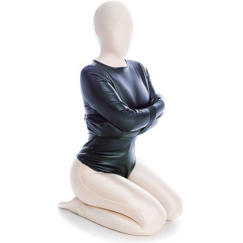 Schwarzes Bondage-Top