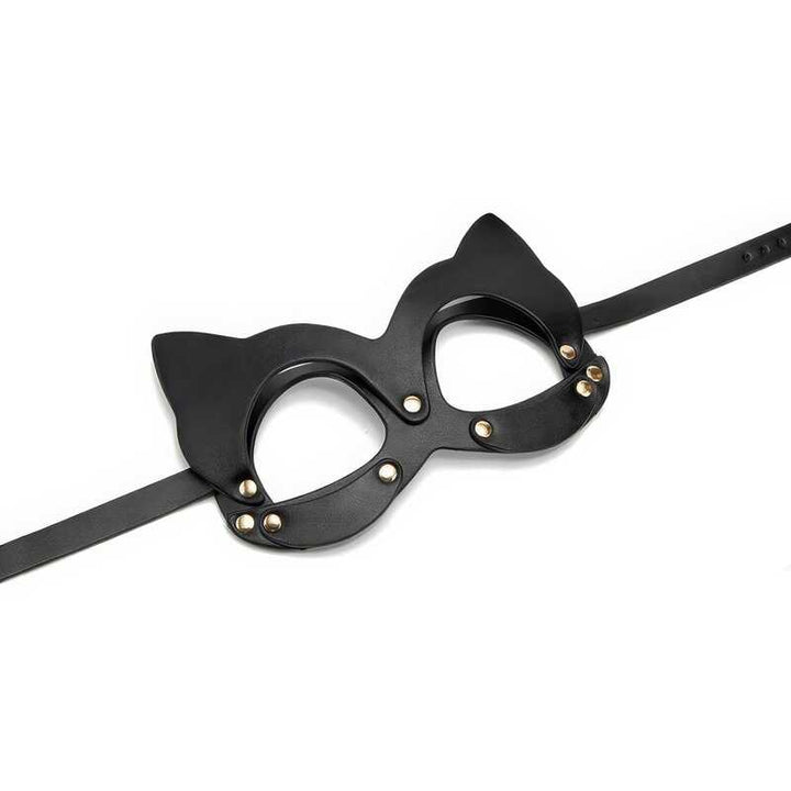 Luxuriöse schwarze BDSM-Maske