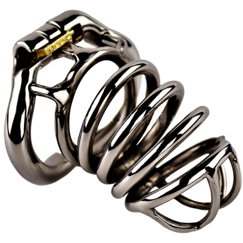 Peniskäfig Mann Stahl 5 Ringe - Der Ring M - Peniskäfig.de