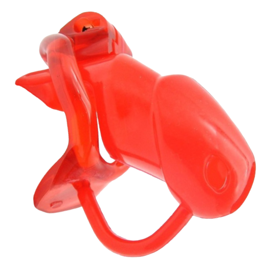 Männlicher Peniskäfig GB 3000 Red mit Hodenseparator - Peniskäfig.de