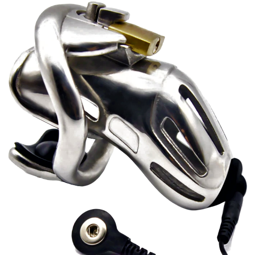 Elektrischer Metall-Peniskäfig - Viper L - Peniskäfig.de