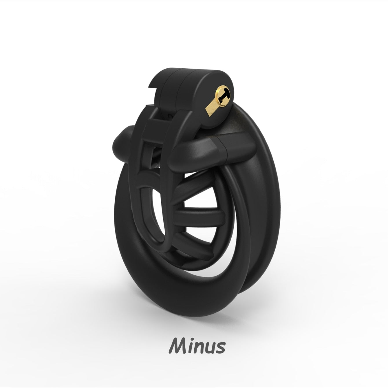 Minus/Plus Mamba Keuschheitskäfig 3D-gedruckt