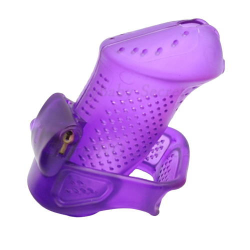 Ultralight Keuschheitskäfig Mann - VX 200 Purple - Peniskäfig.de