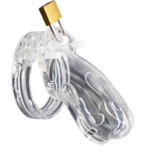Plastik Peniskäfig für Männer - The fish transparent - Peniskäfig.de