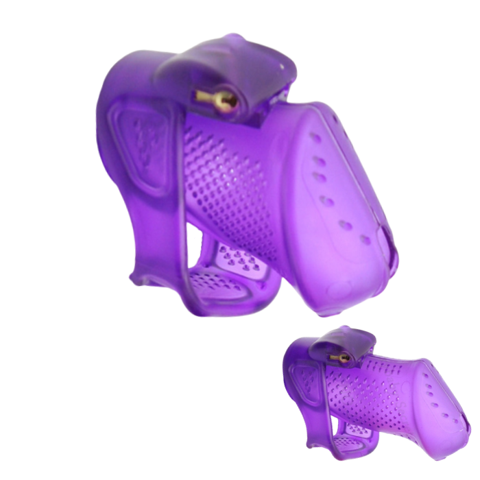 Ultralight Keuschheitskäfig Mann - VX 200 Purple - Peniskäfig.de