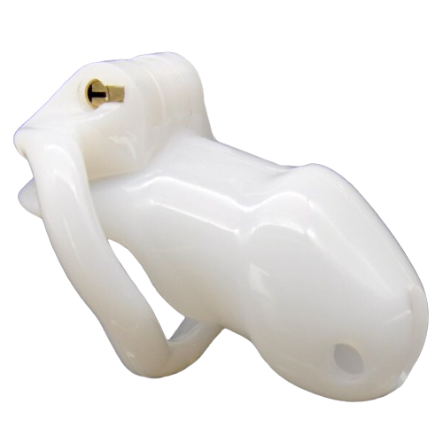 Harz Peniskäfig Mann - GB 3000 White - Peniskäfig.de