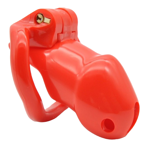 Harz Keuschheitskäfig Mann - GB 3000 Red - Peniskäfig.de