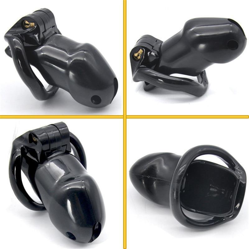 Harz Peniskäfig Mann - GB 3000 Black - Peniskäfig.de