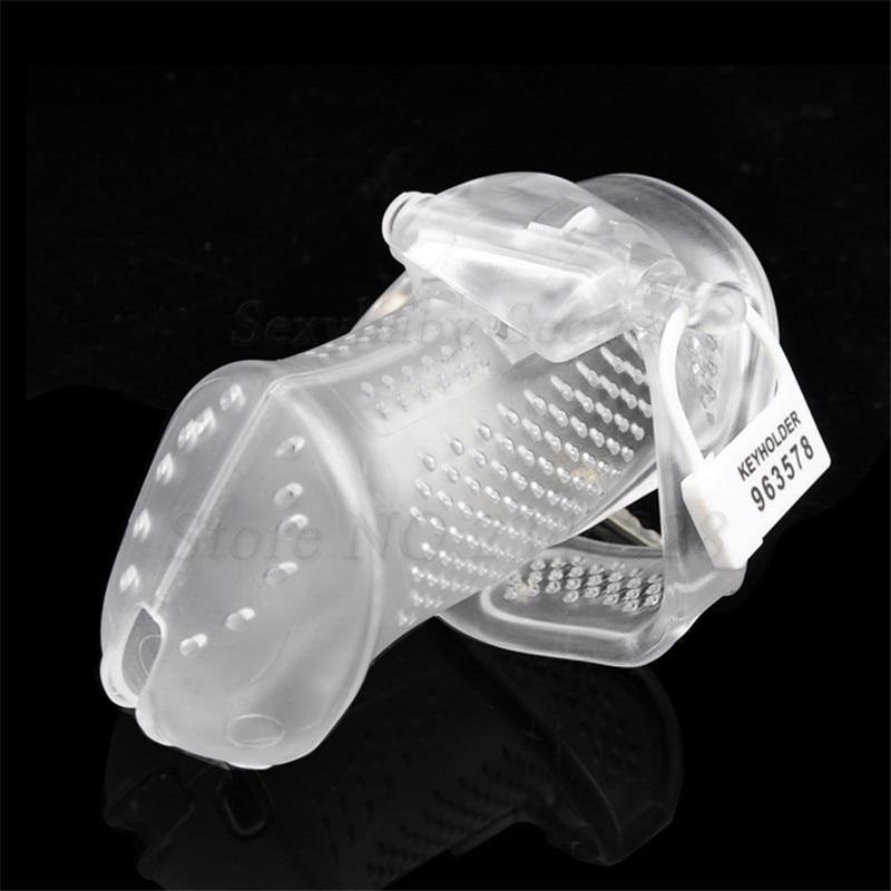 Ultralight Keuschheitskäfig Mann - VX 200 Transparent - Peniskäfig.de