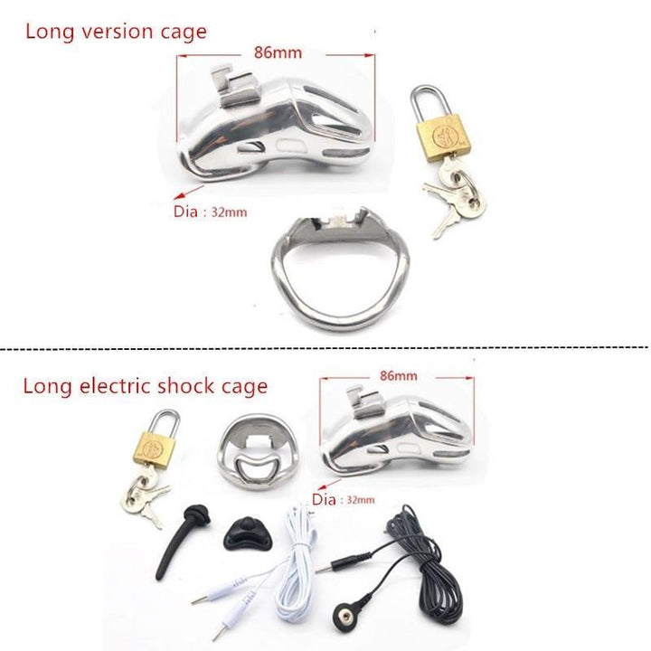 Elektrischer Metall-Peniskäfig - Viper L - Peniskäfig.de