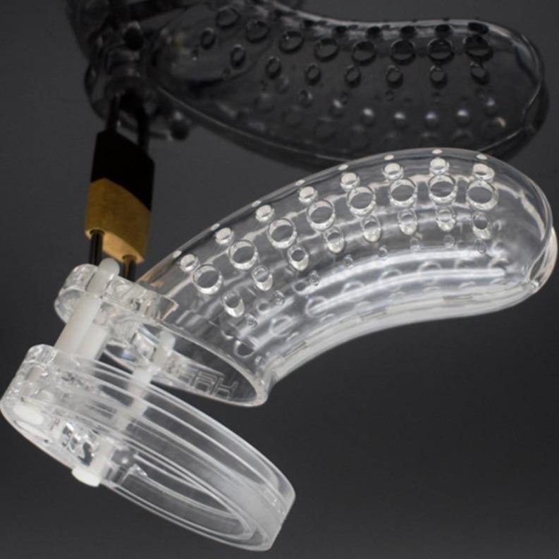 Peniskäfig Mann für Keuschheits - FX 10 Transparent - Peniskäfig.de