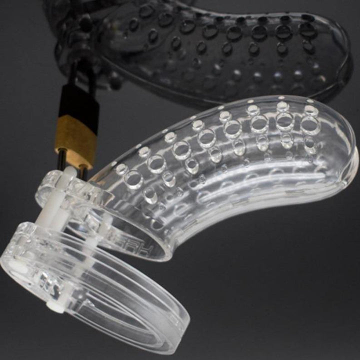 Peniskäfig Mann für Keuschheits - FX 10 Transparent - Peniskäfig.de
