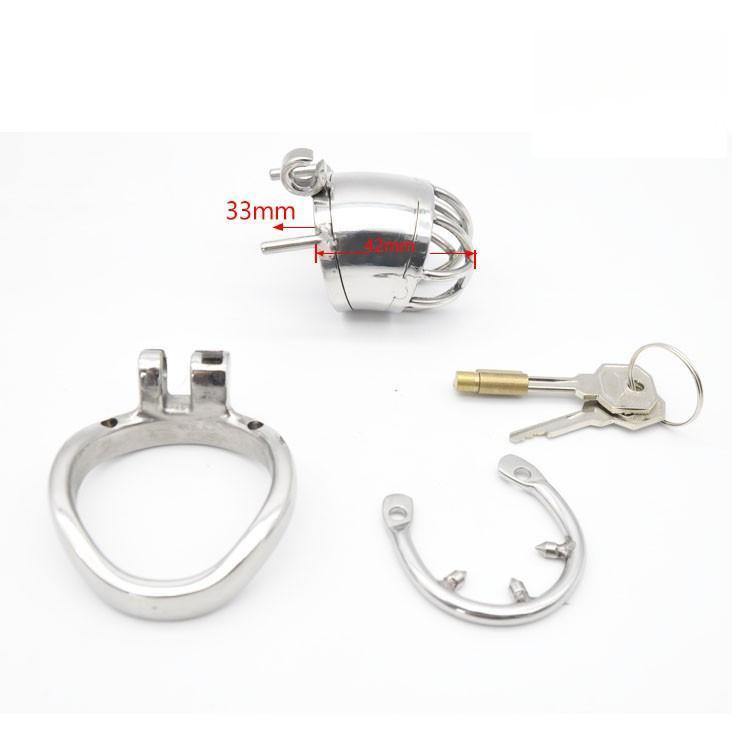 Metall-Keuschheits-Käfig für Männer - BX 200 S - Peniskäfig.de