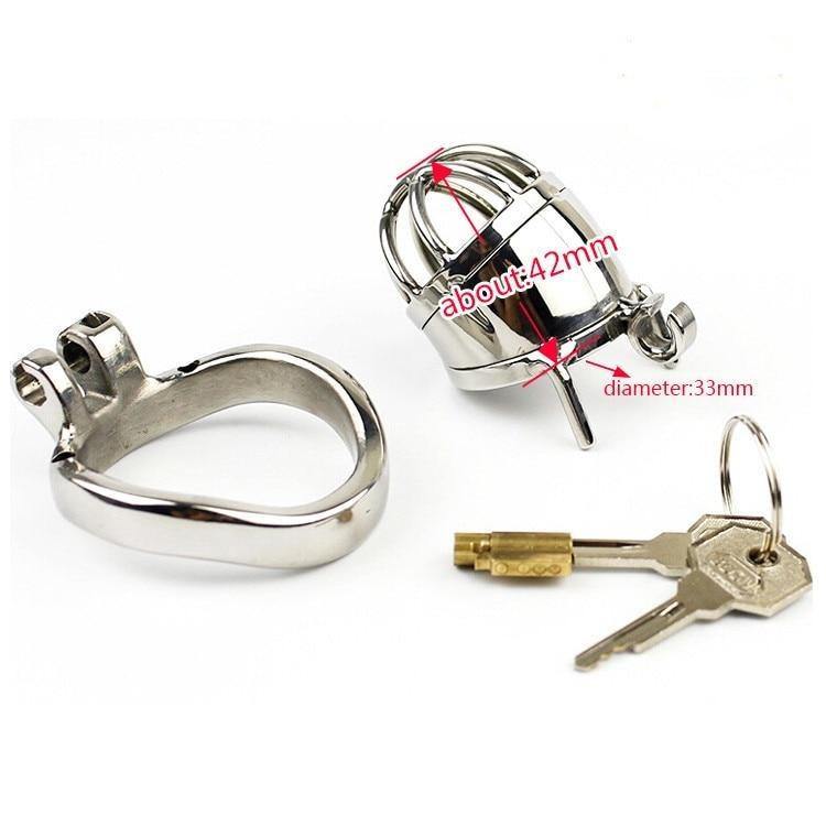 Metall-Keuschheits-Käfig für Männer - BX 200 S - Peniskäfig.de