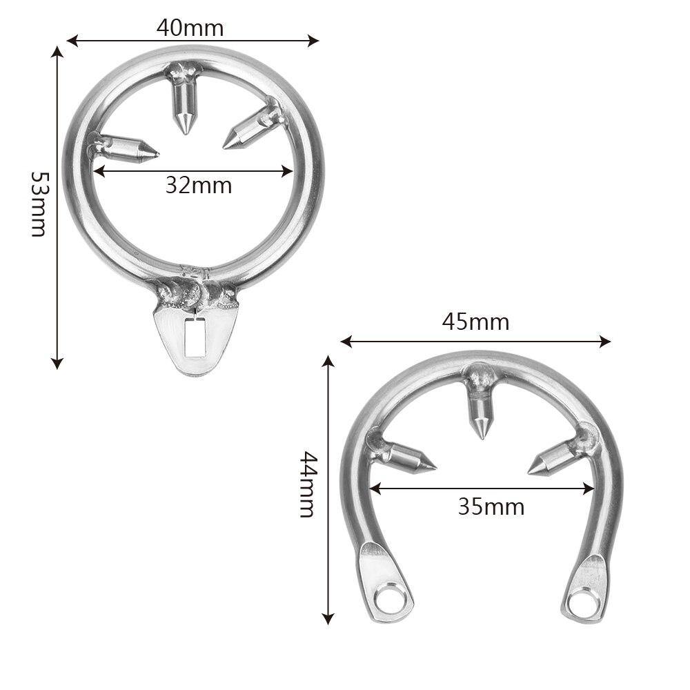 Cockring - Stachelring für Keuschheitskäfig Modell A - Peniskäfig.de
