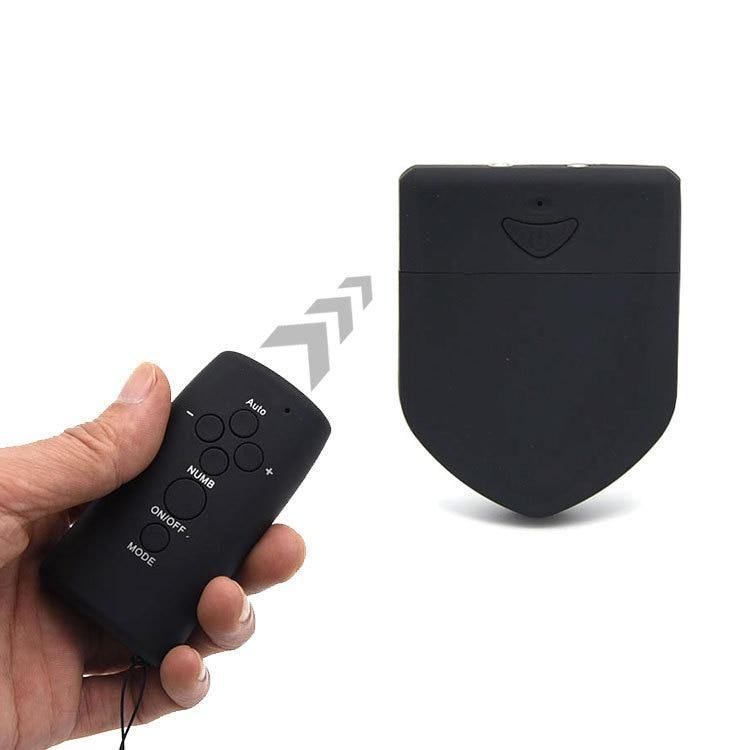 Plastik Peniskäfig mit Elektrostimulationsbox - GB6000 Schwarz - Peniskäfig.de