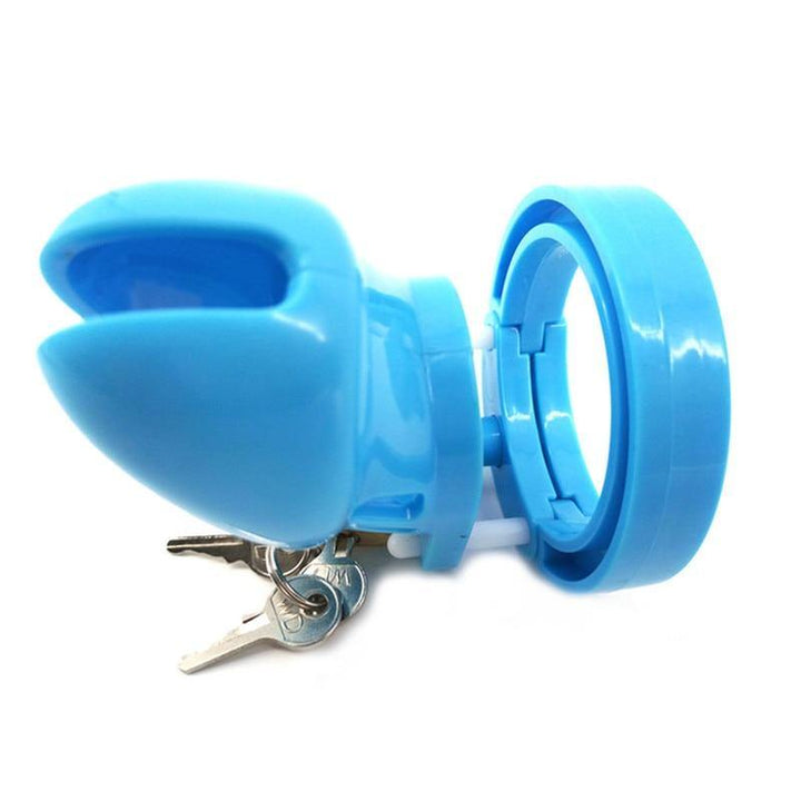 Plastik Peniskäfig Mann - GB6000 hellblau - Peniskäfig.de
