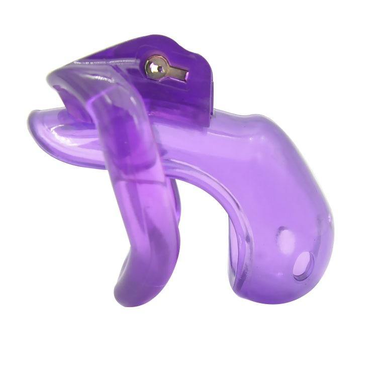 Harz Keuschheitskäfig Mann - HT V3 Purple - Peniskäfig.de