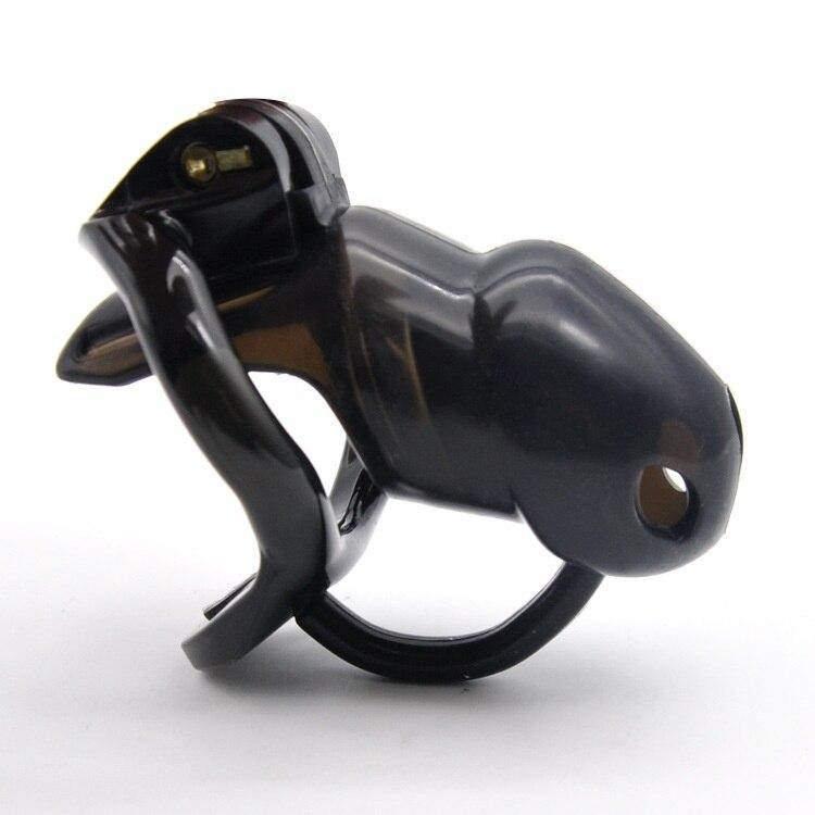 Männlicher Keuschheitskäfig GB 3000 Black mit Hodenseparator - Peniskäfig.de