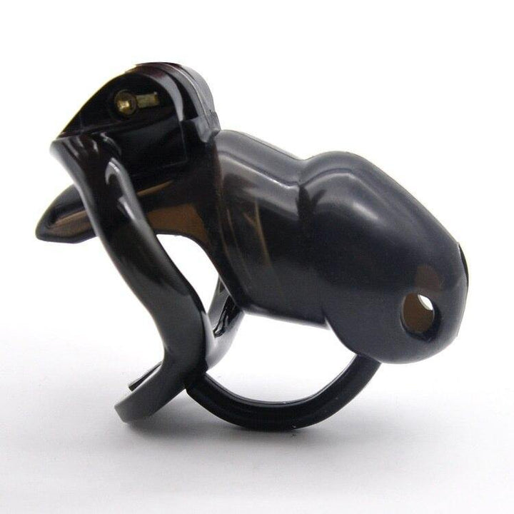 Männlicher Keuschheitskäfig GB 3000 Black mit Hodenseparator - Peniskäfig.de