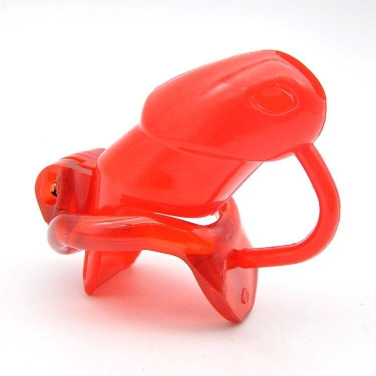 Männlicher Peniskäfig GB 3000 Red mit Hodenseparator - Peniskäfig.de