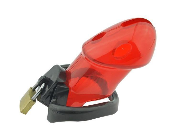Peniskäfig Mann - Holy Trainer G2 Red - Peniskäfig.de