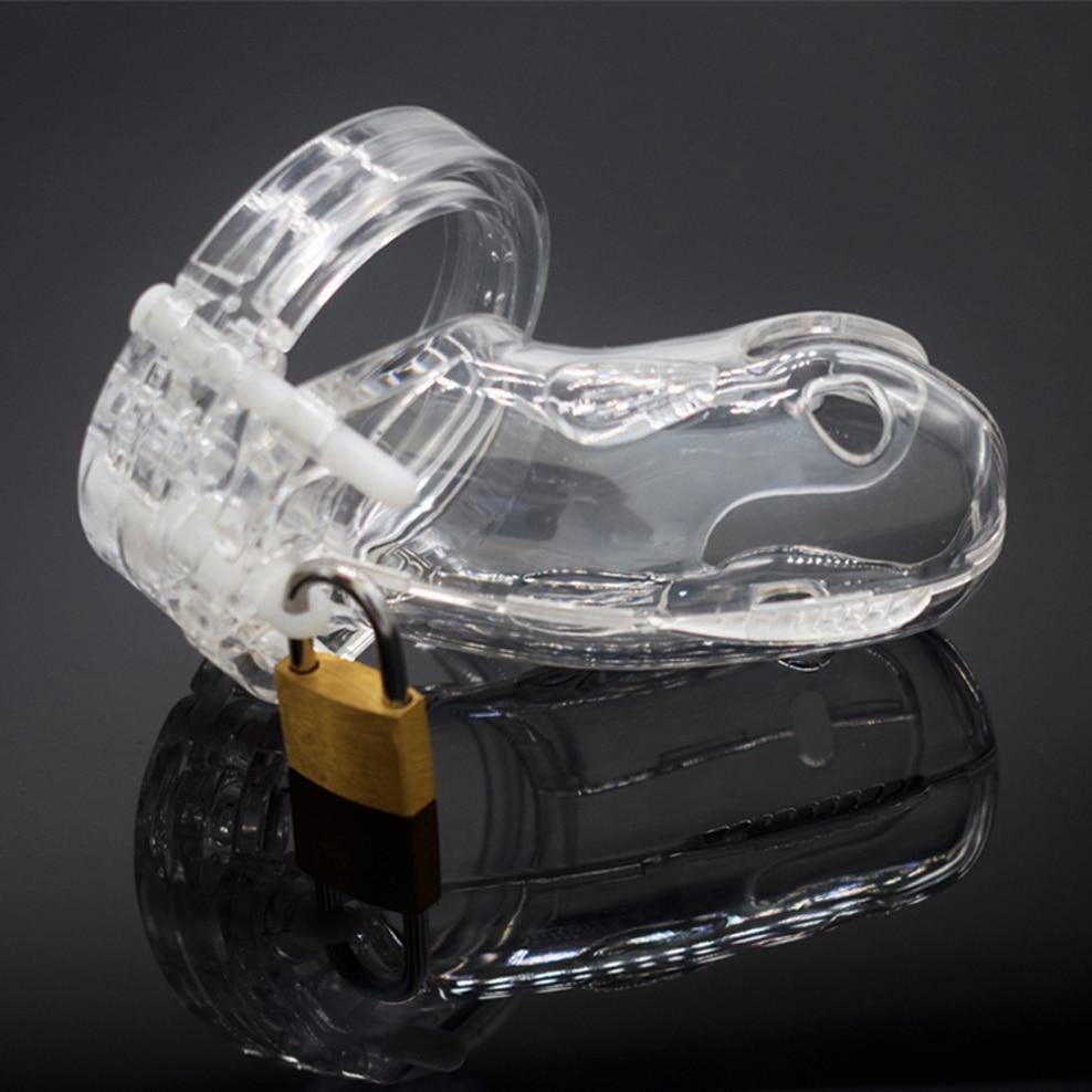 Plastik Peniskäfig für Männer - The fish transparent - Peniskäfig.de