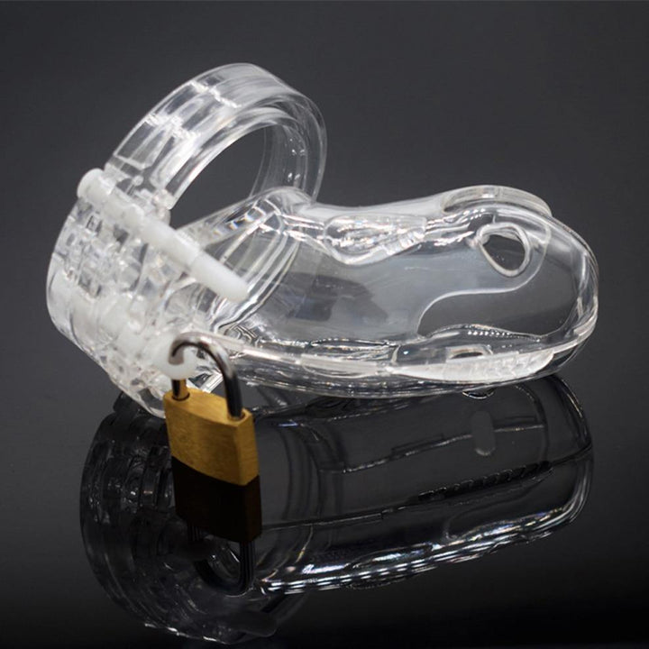 Plastik Peniskäfig für Männer - The fish transparent - Peniskäfig.de