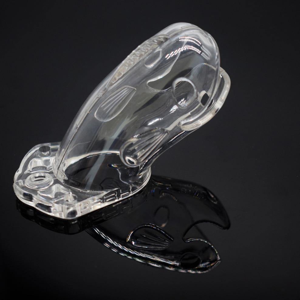 Plastik Peniskäfig für Männer - The fish transparent - Peniskäfig.de