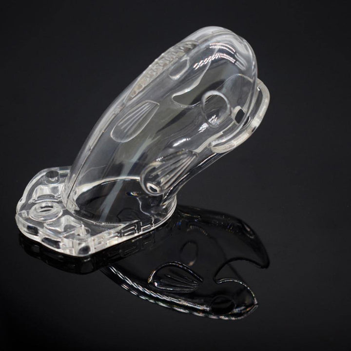 Plastik Peniskäfig für Männer - The fish transparent - Peniskäfig.de