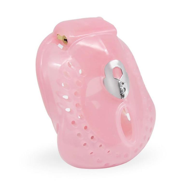 Zurückhaltender Keuschheits-Käfig - XT 200 rosa - Peniskäfig.de
