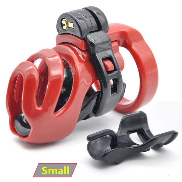 Fürst Albert Piercing Keuschheits-Käfig - PA 100 Red - Peniskäfig.de
