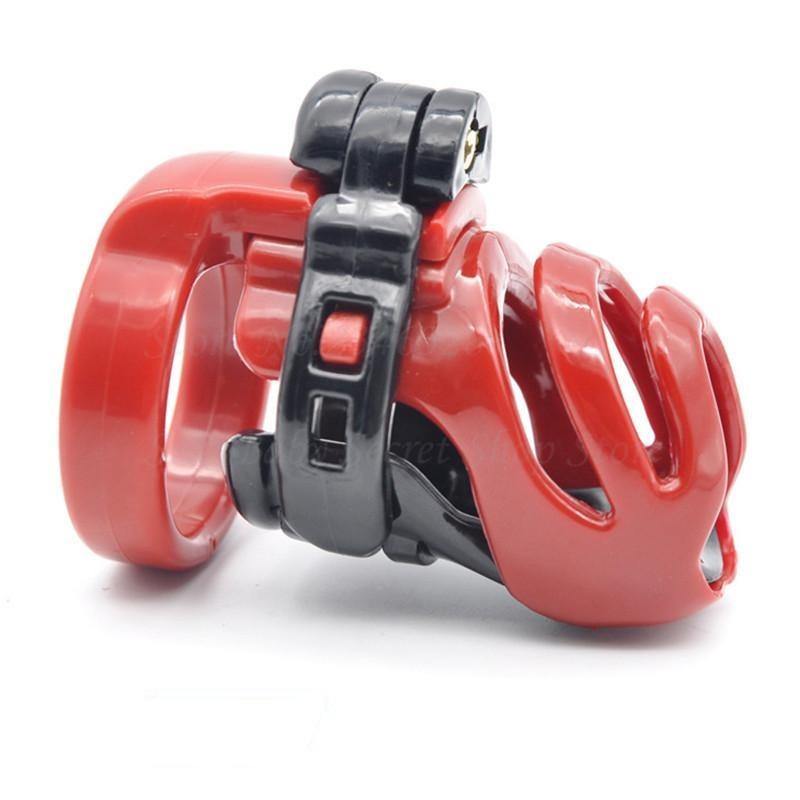 Fürst Albert Piercing Keuschheits-Käfig - PA 100 Red - Peniskäfig.de