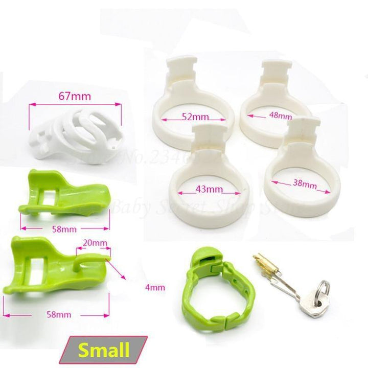 Fürst Albert Piercing Keuschheits-Käfig - PA 100 Green - Peniskäfig.de