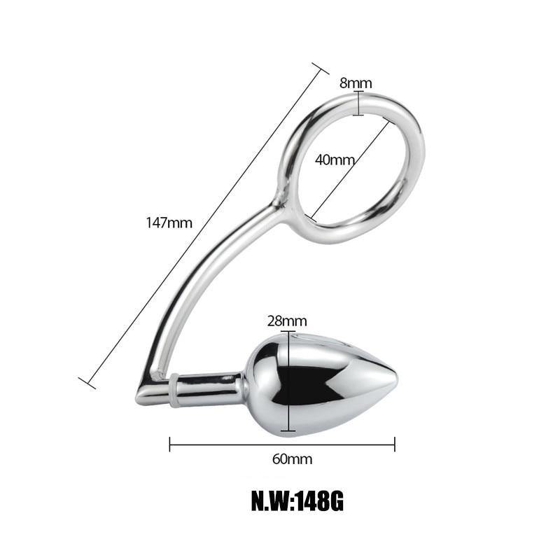 Cockring - konischer Analplug für Keuschheit - Peniskäfig.de