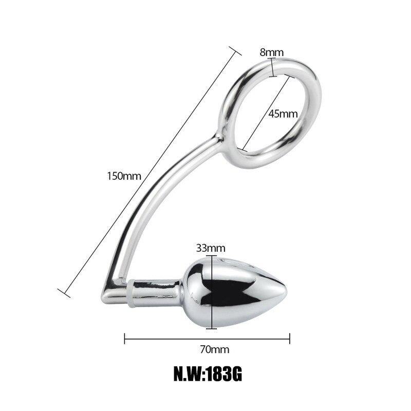 Cockring - konischer Analplug für Keuschheit - Peniskäfig.de