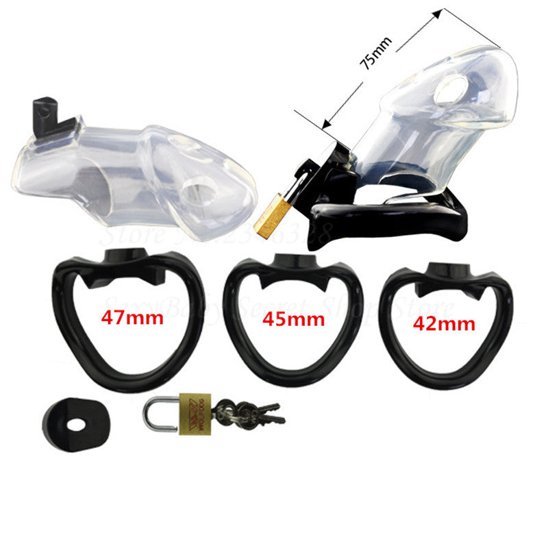 Keuschheitskäfig Mann - Holy Trainer G2 Transparent