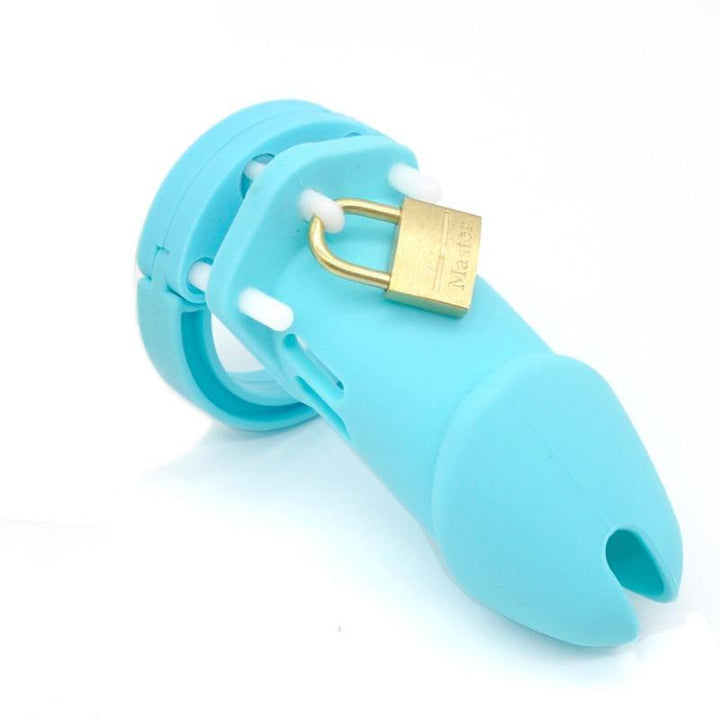 Silikon Peniskäfig Mann - GB6000 Blue - Peniskäfig.de
